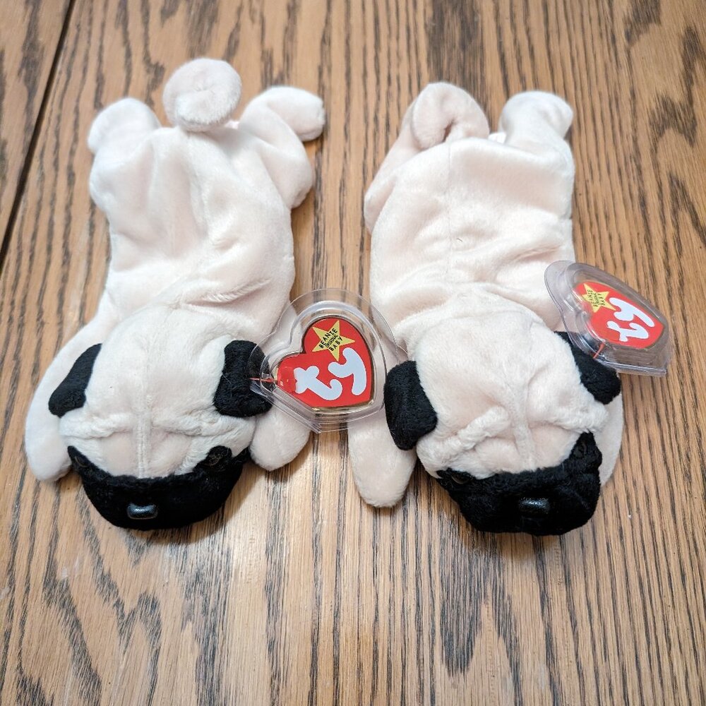 Ty Beanie Pugsly The Pug 1996